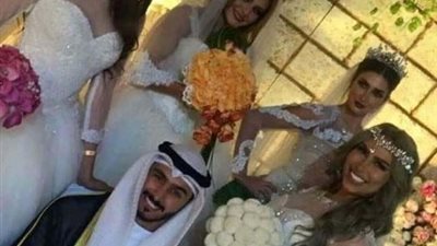 شاب كويتي يتزوج اربعه نساء في ليله واحده !!